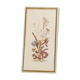 Wall painting of dried flowers, vintage