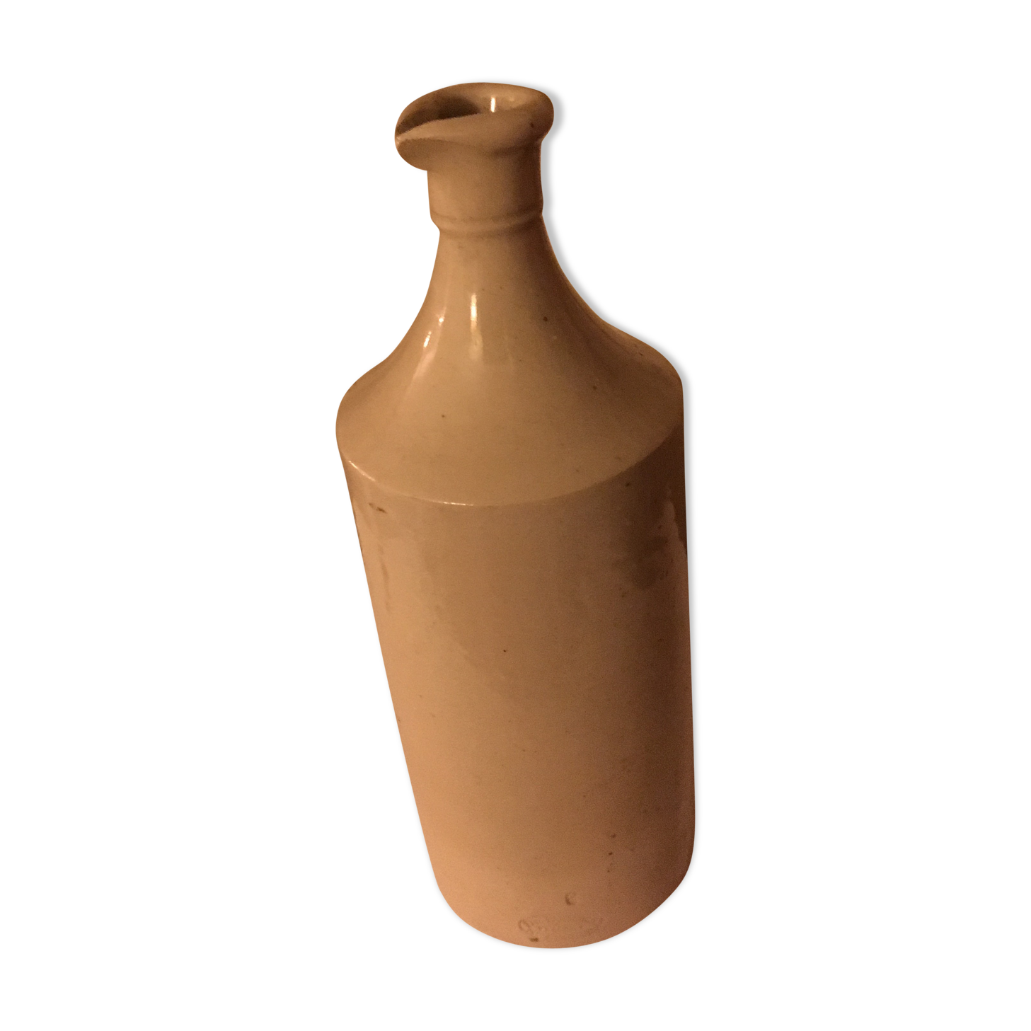 Glaze stoneware bottle signed Paul Langeron Pont-des-Vernes