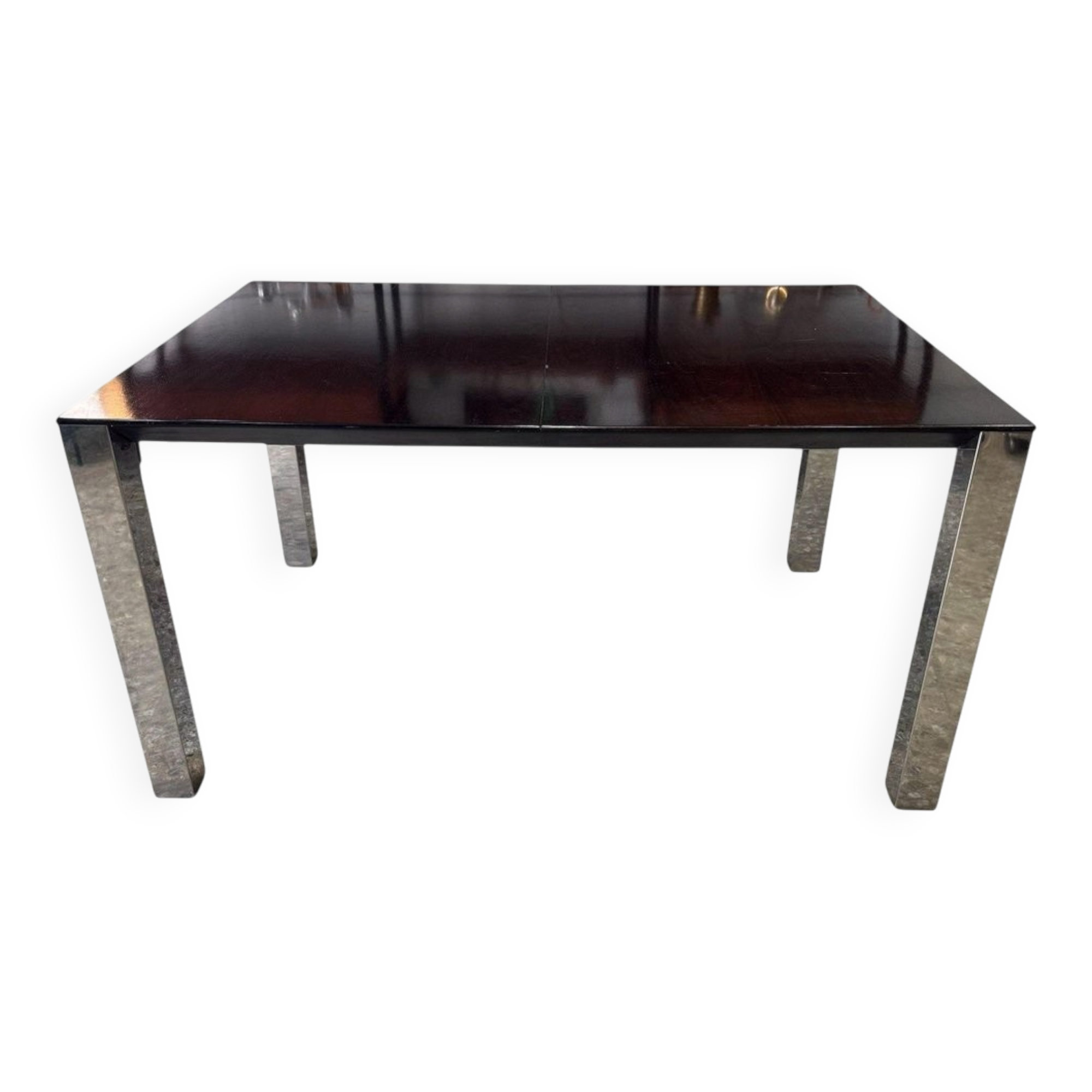 Table à manger attribuée à Giovanni Offredi pour Saporiti, années 1970.