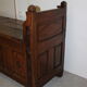 Banc coffre en chêne XVIIIe