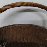Antique Wicker Basket with Vintage Handle