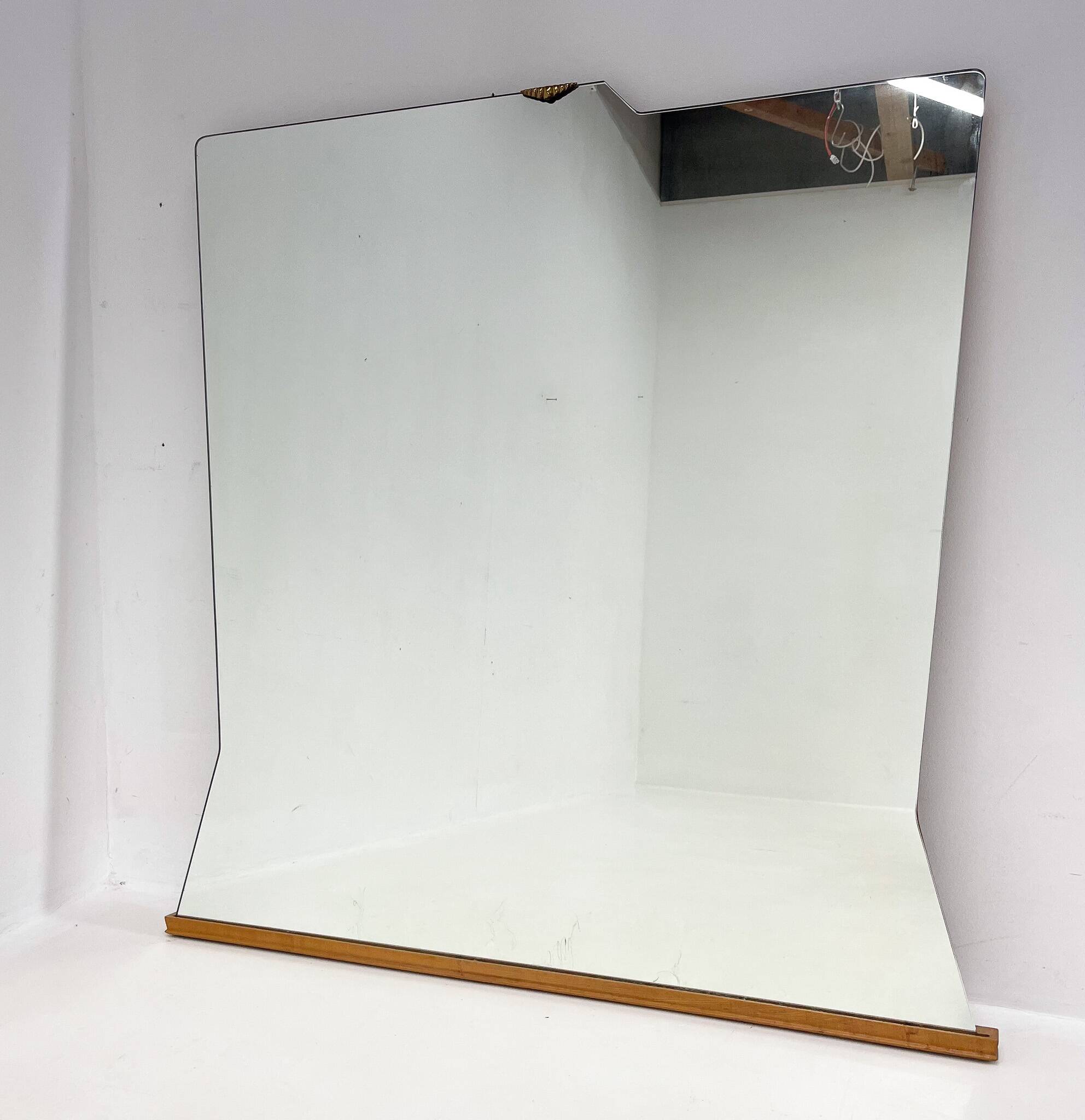 1960s Large Wall Mirror by Santambrogio & De Berti, Italy