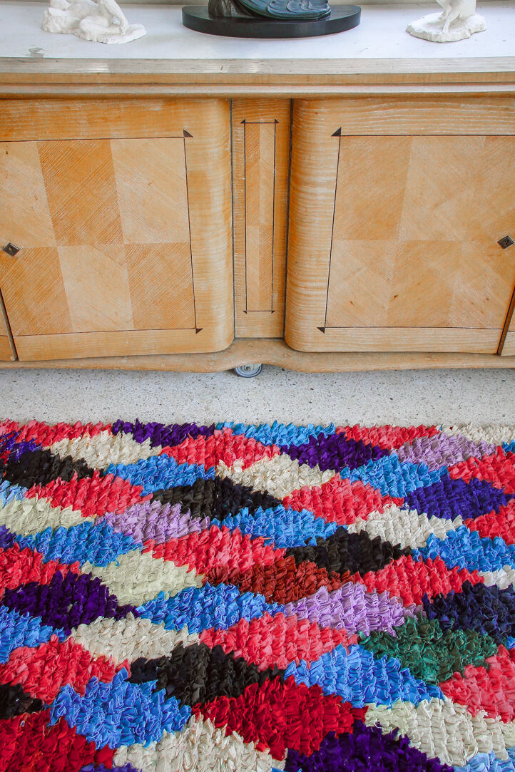 Berbere Boucherouite Carpet - 320-105 - Harlequin Patterns