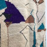 Moroccan Berber carpet Beni Ouarain with colorful patterns 2.32x1,66m