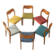 1950s Dining chairs, Nils O. Møller