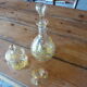 Enamelled glass set Legras Cristallerie de Pantin XVIIIème