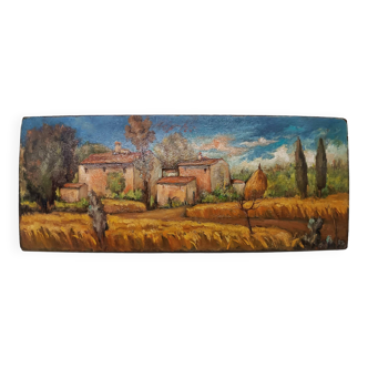 20th century Tuscan landscape painting