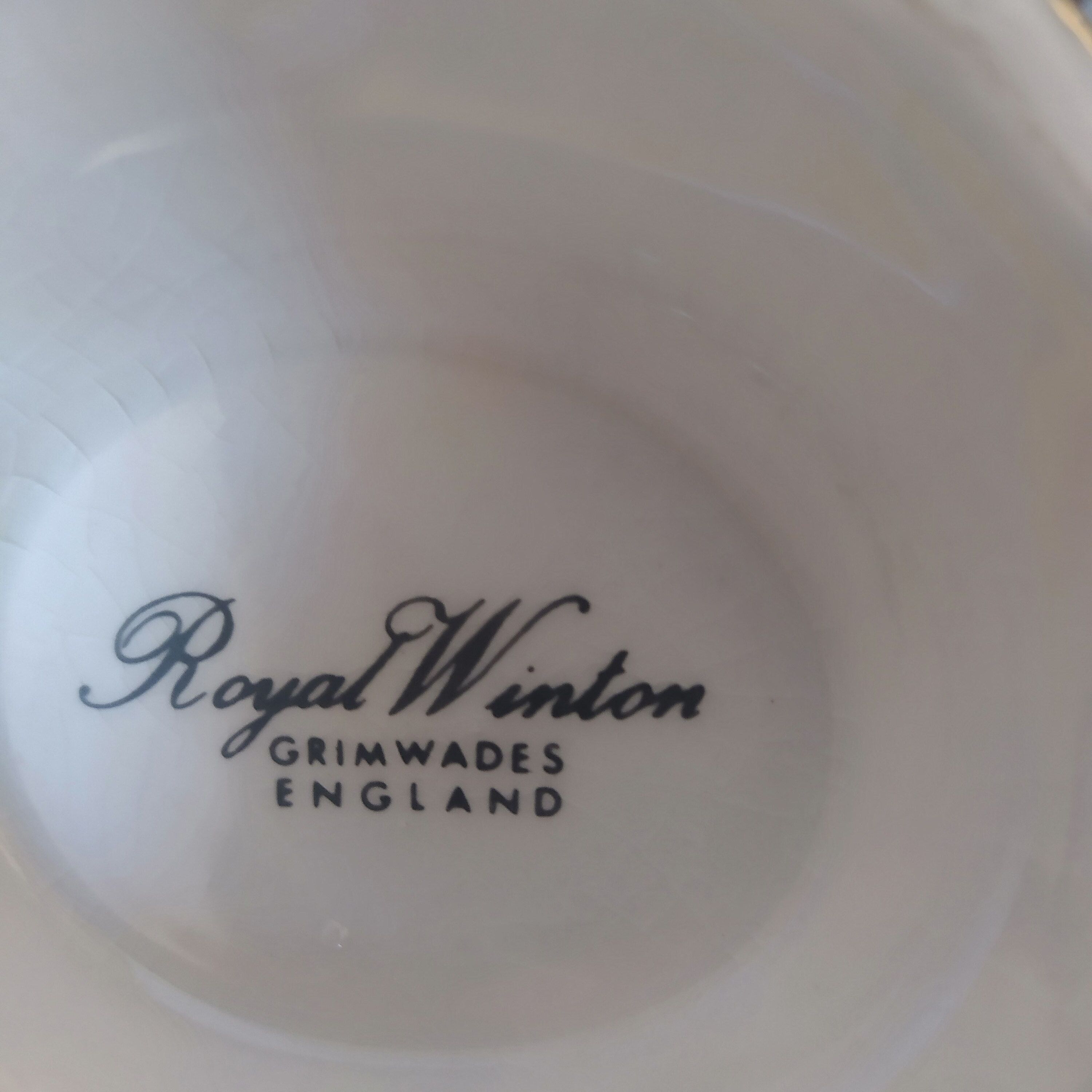 Royal Winton Tea Service vintage 25th anniversary