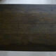 Oak, black and orange bistro table