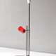 Rare Experimental Brass, Aluminum and Glass Floor Lamp by Arredoluce, Italy
