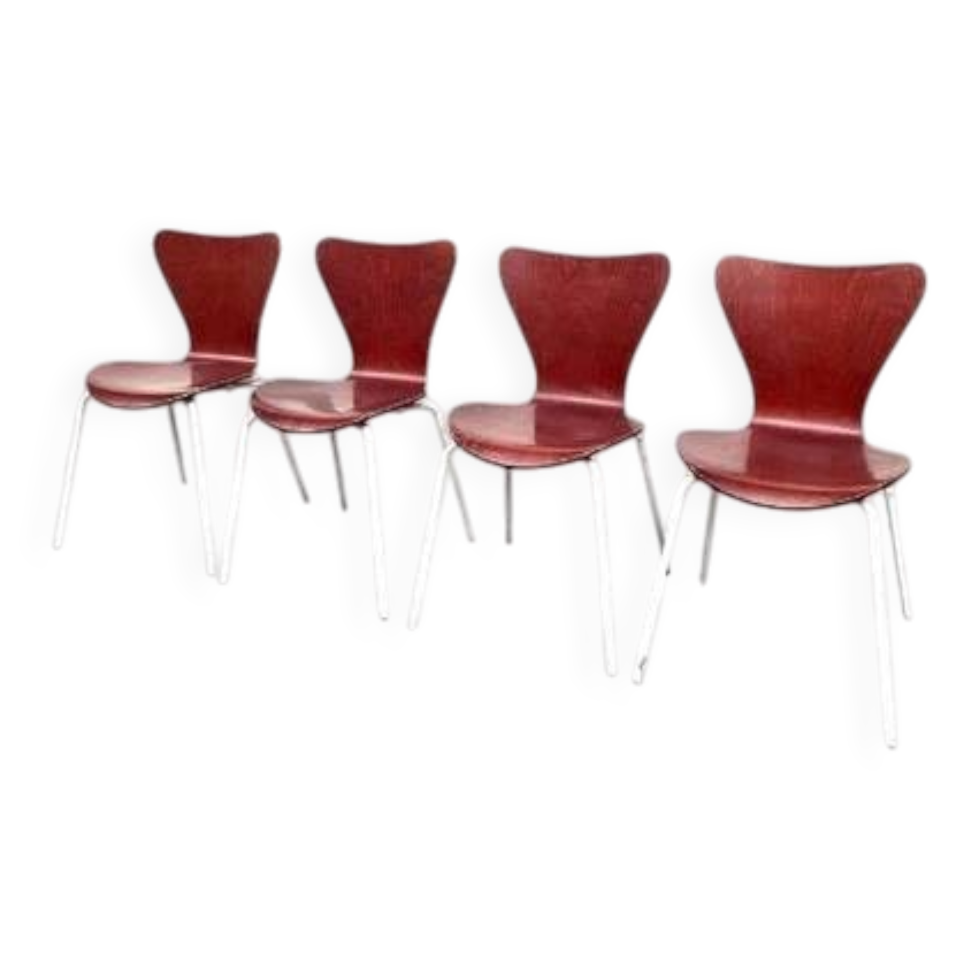 Set of 4 non branded butterfly chairs