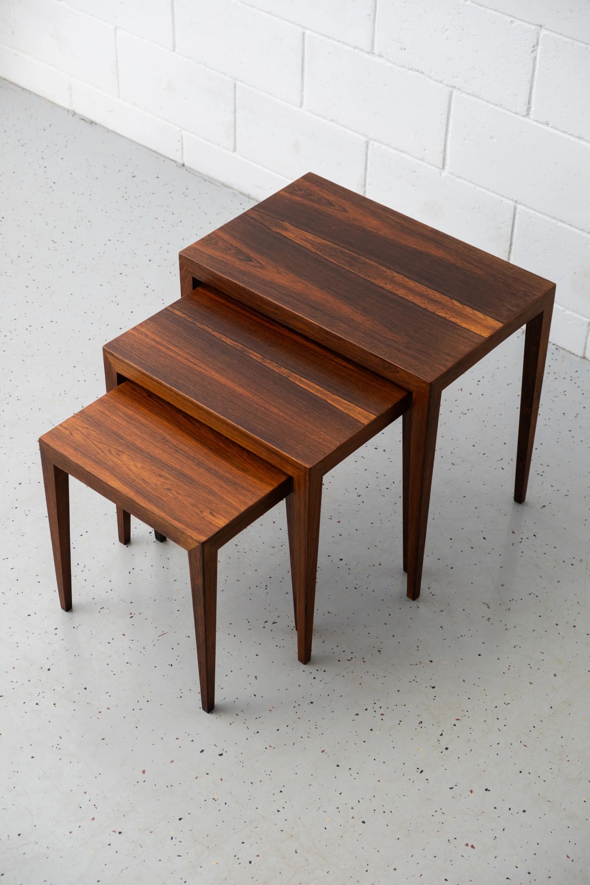 Severin Hansen rosewood nesting tables