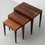 Severin Hansen rosewood nesting tables