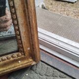 Miroir en bois doré ancien louis xvi