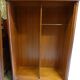 Wardrobe two doors empire style wood merisier