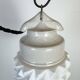 Vintage White Porcelain Pendant Light, 1970s