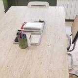 Olympia rectangular dining table - 240x100 - natural travertine