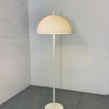 Vintage Space Age Modernist White Mushroom Shape Floor Lamp from Dijkstra Lampen, 1970s