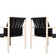 Ensemble de 4 chaises ''Ceinture de sécurité'' Gijs Bakker 1978 Hollande