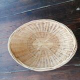 Set of 12 wicker restaurant bread baskets