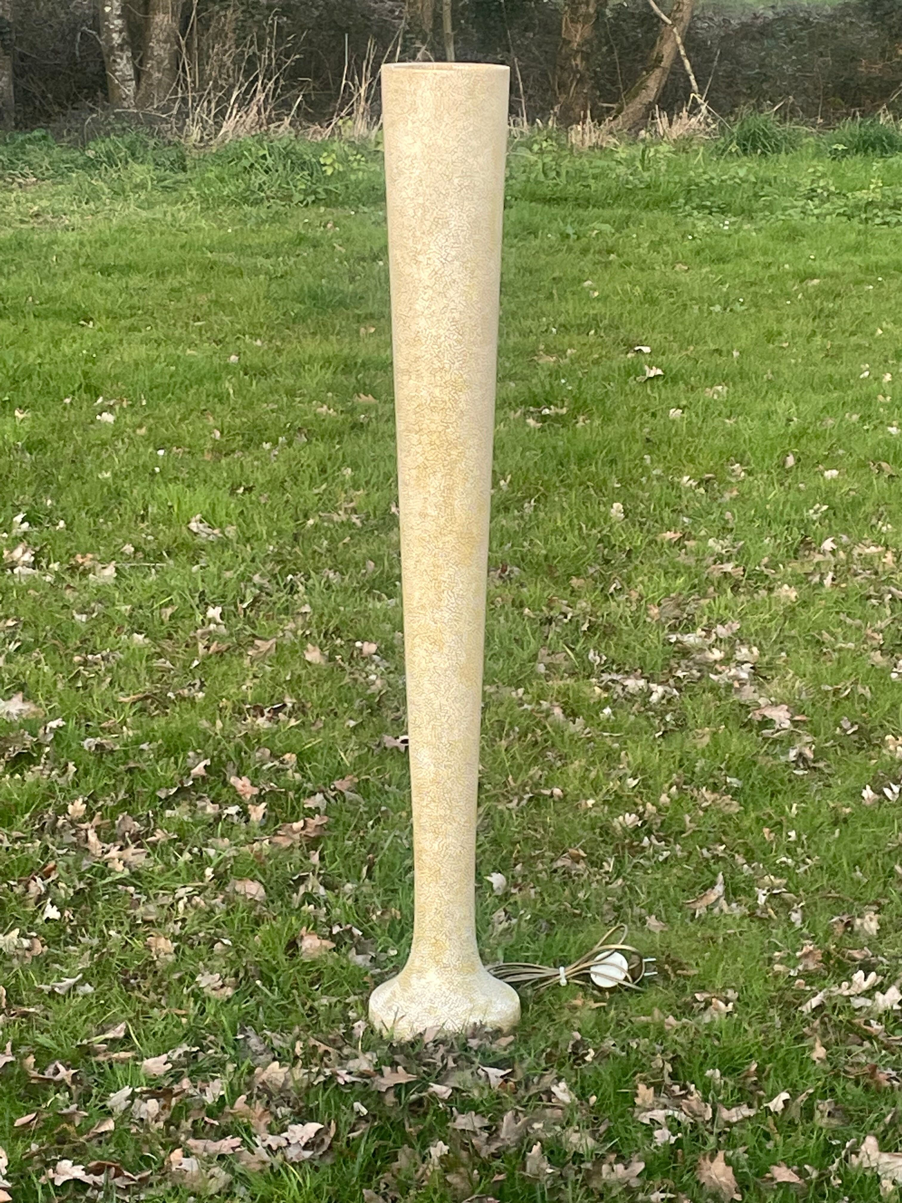 Atmosphere lamp, Italian design exhibition model, fiberglass circa 1970 - 121 cm