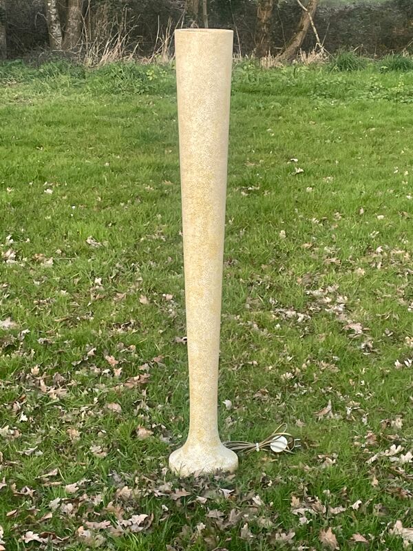 Lampe d'ambiance, modèle d'exposition design italien, fibre de verre vers 1970 - 121 cm