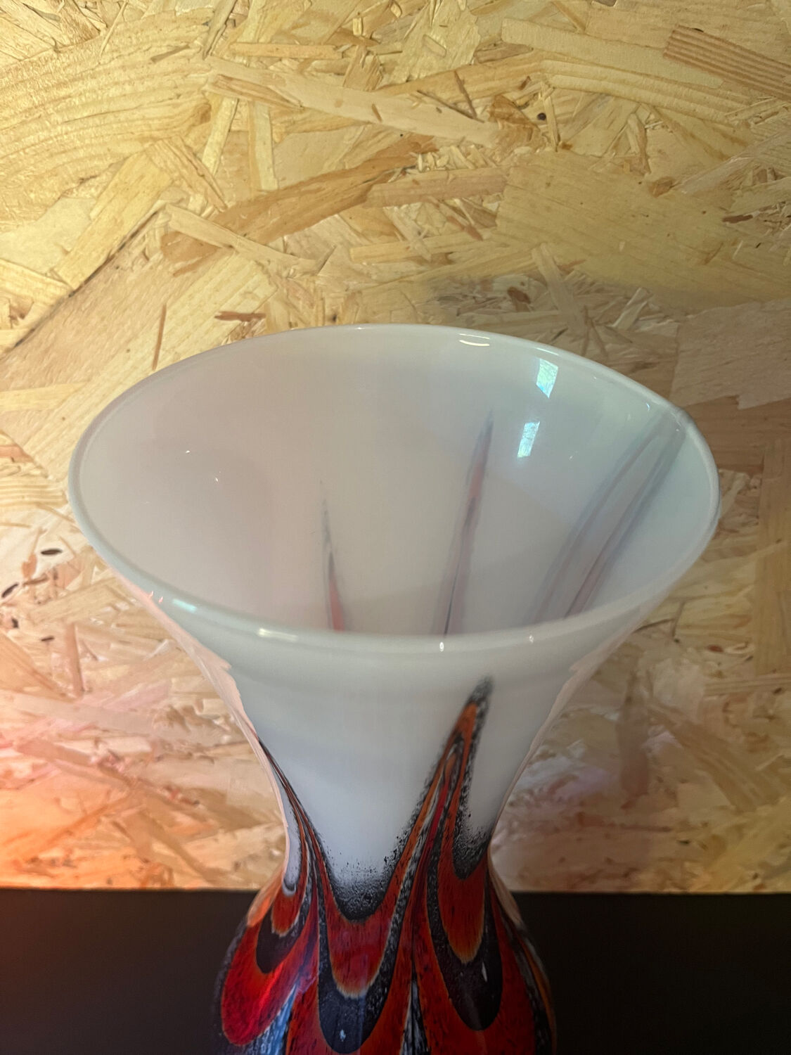 Opaline vase model pop art 70s Italy