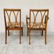Chaise et fauteuil vintage 1960