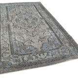 Handmade Contemporary Oriental 1970s 172 cm x 282 cm Grey Carpet