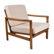 Fauteuil d'origine scandinave, conçu par z. Baczyk, entièrement restauré, années 1960, rose poudre