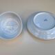 White porcelain butter dish with cover