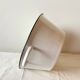 Large vintage basin in white enameled sheet metal
