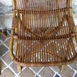 Pair of rattan chairs