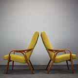 Ensemble de 2 fauteuils Antonin Šuman, 1960