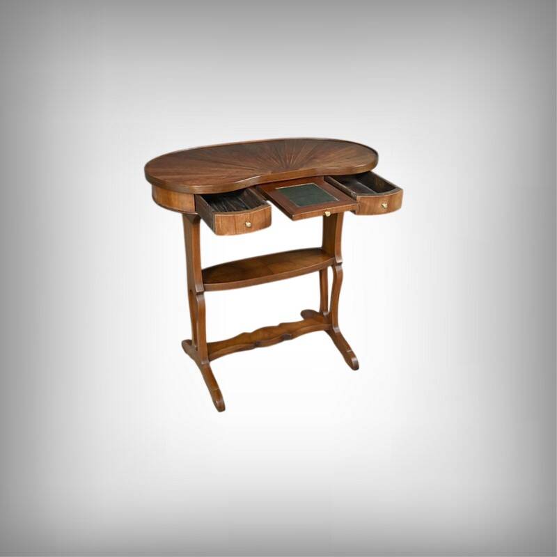 Louis XVI Style Mahogany and Rosewood Marquetry Coffee Table – Late