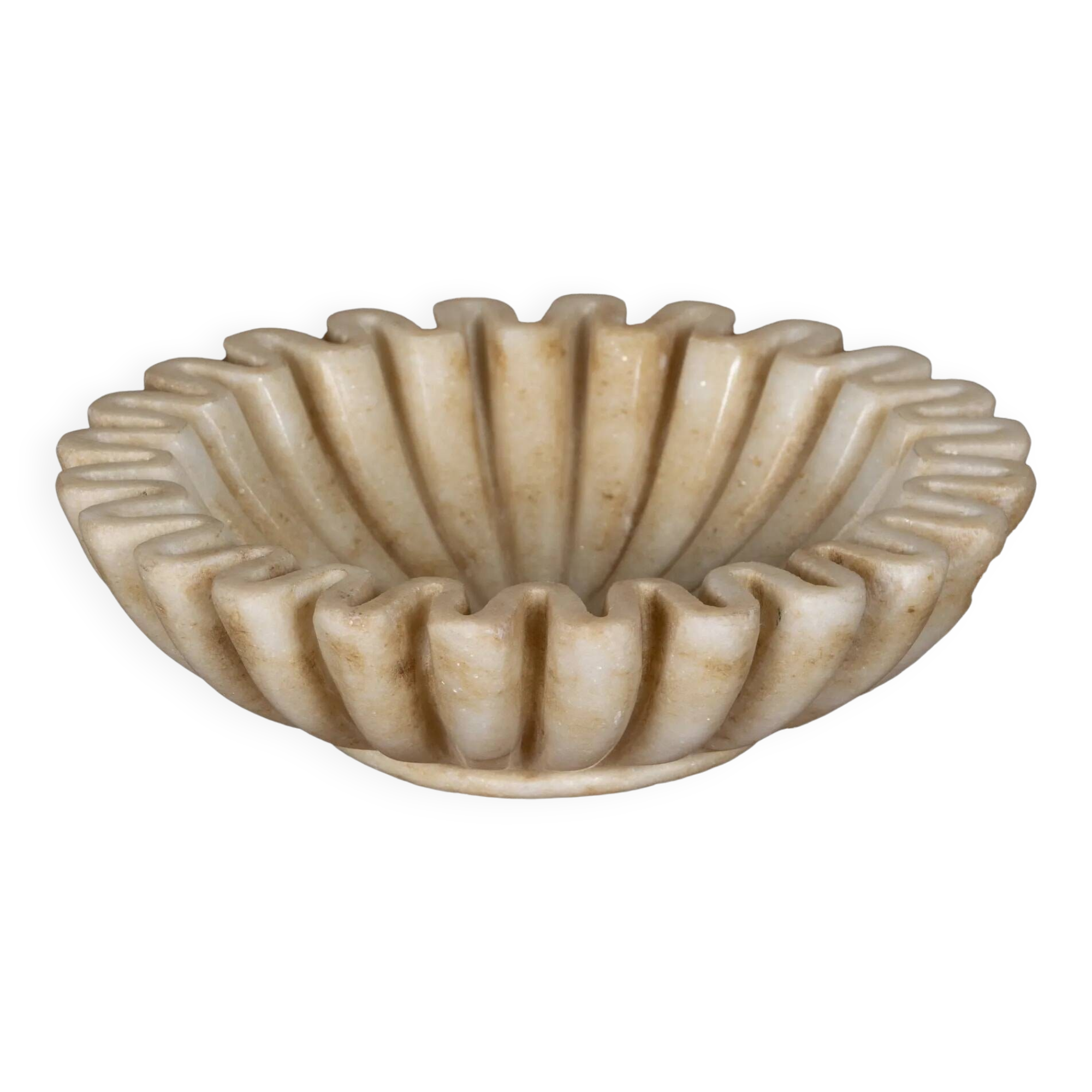 Makrana - Carved white marble cup no. 2