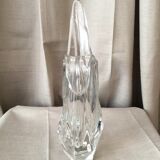 Vase en cristal de vannes de forme elancee