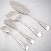 Christofle Fidélio 10 fish cutlery + serving cutlery 22 pieces silver-plated metal