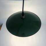 Enamelled green bowl suspension