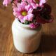 Glazed stoneware mustard pot