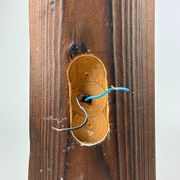 60s 70s Wall Lamp Wood Glass Wall Sconce Brutalist Temde Leuchten Switzerland