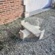 Coffee table in travertine and thick glass, Willy Ballez, 1970s