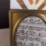 Solid brass photo frame