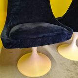 4 Space Age Swivel Dining Room Chairs From The 70s