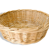 Round basket Wicker bread, fruit... "box"