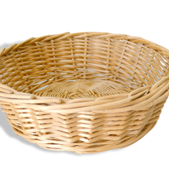 Round basket Wicker bread, fruit... "box"