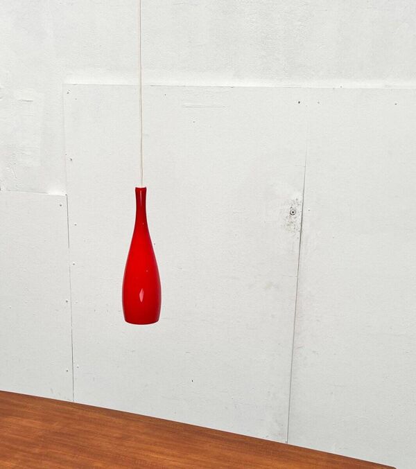 Suspension en verre du modèle danois milieu du siècle par Jacob E. Bang pour Fog & Mørup et Holmegaard, années 1960