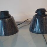 Pair of marble lamp foot design