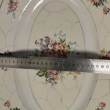 Plat de service en porcelaine de Limoges ancien