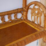 Wall shelf rattan 60 years